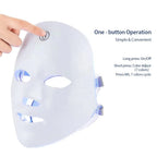 7-Color Rechargeable LED Photon Light Therapy Face Mask