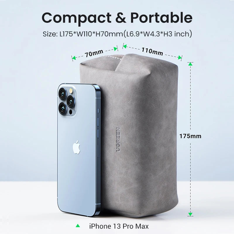 Portable Tech Organizer Case for Digital Accessories and Cables - 6