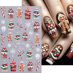 Christmas Cartoon Nail Art Stickers