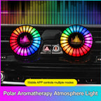 Car Air Vent Fragrance Diffuser with RGB Music Rhythm LED Light