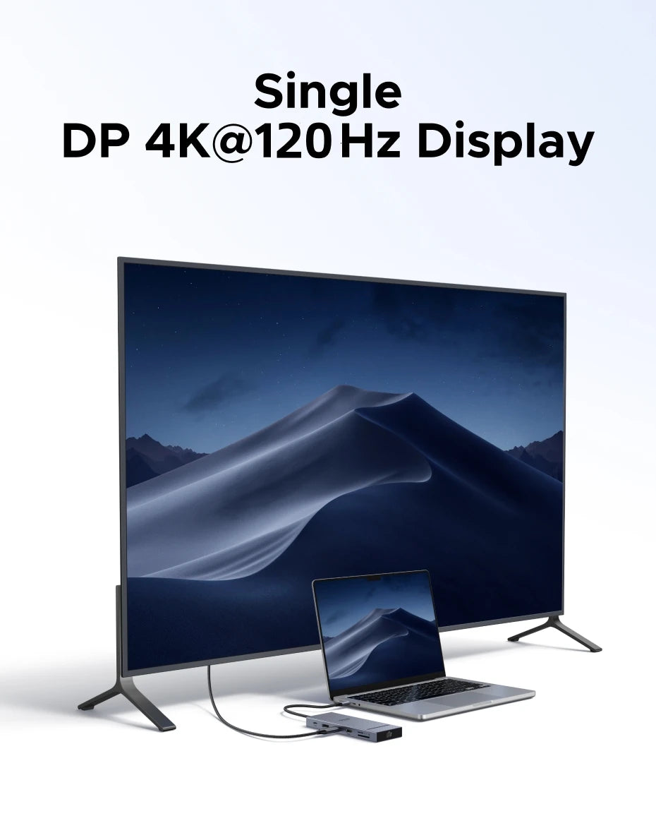 12-in-1 USB-C Triple Display Docking Station 4K 120Hz