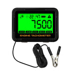 Digital Inductive Engine Tachometer and Hour Meter with Backlit LCD