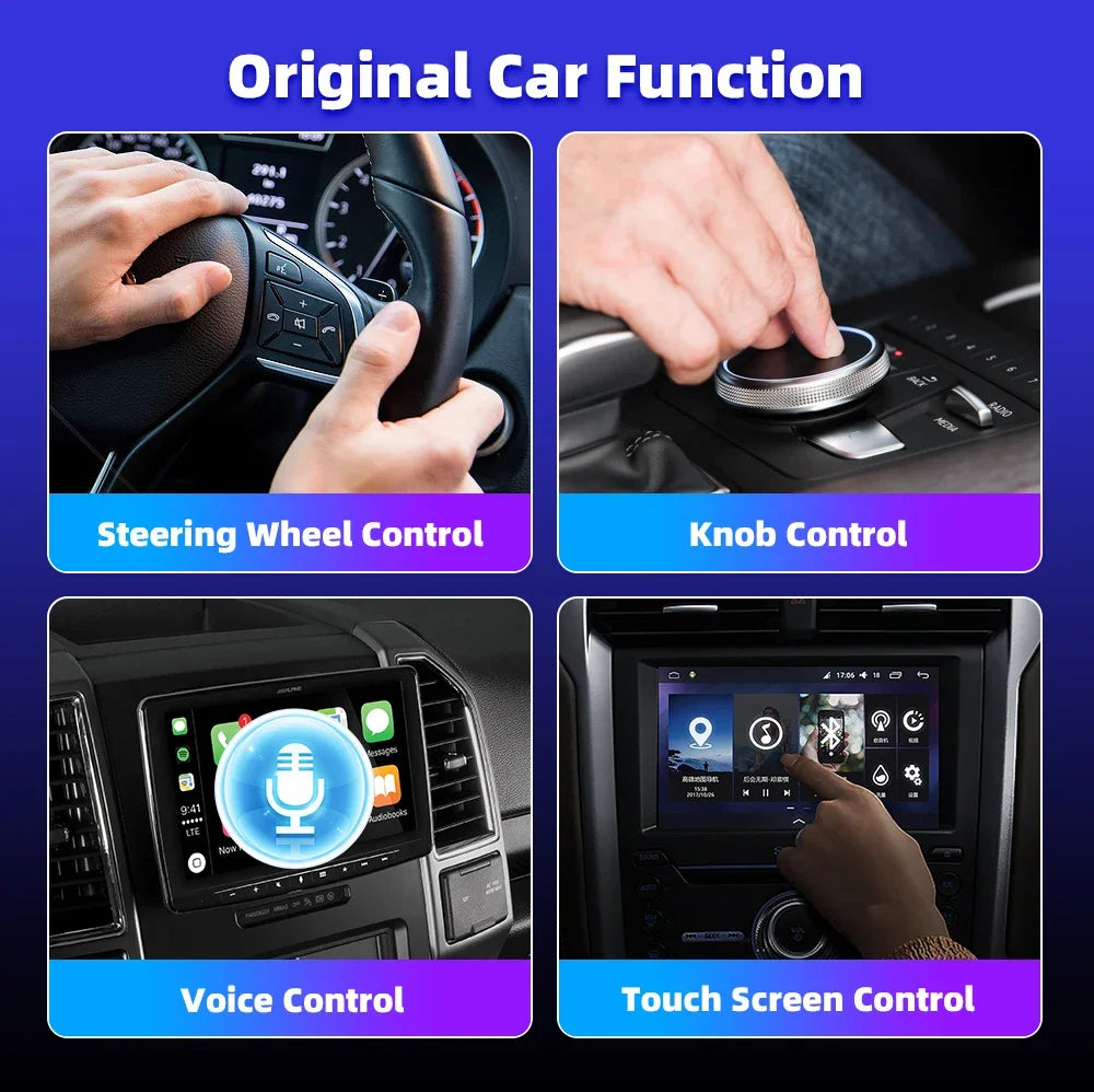 Wireless CarPlay and Android Auto 3-in-1 Adapter