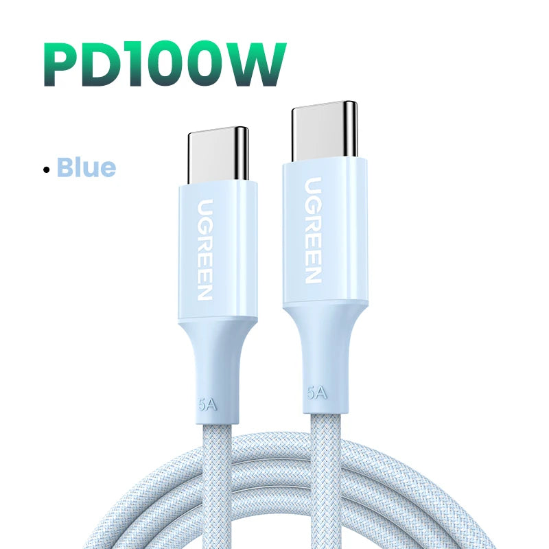 100W USB-C to USB-C Fast Charging and Data Sync Cable