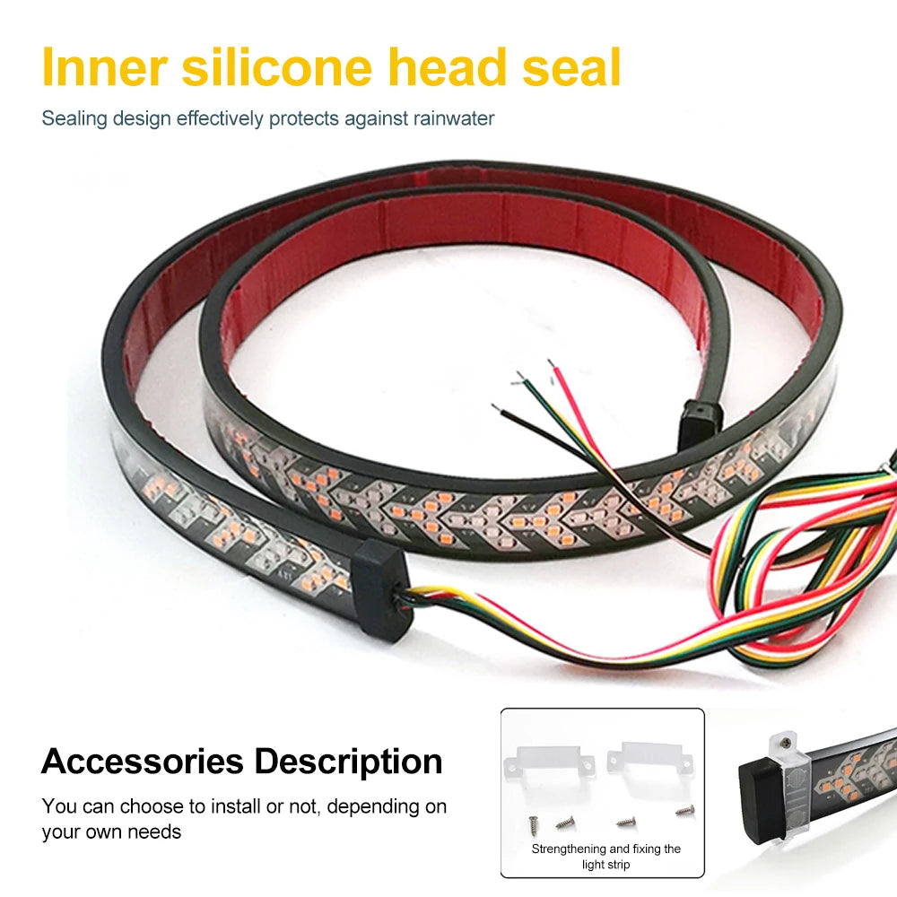 1M LED Tailgate Light Bar for Brake, Turn Signal and Reverse