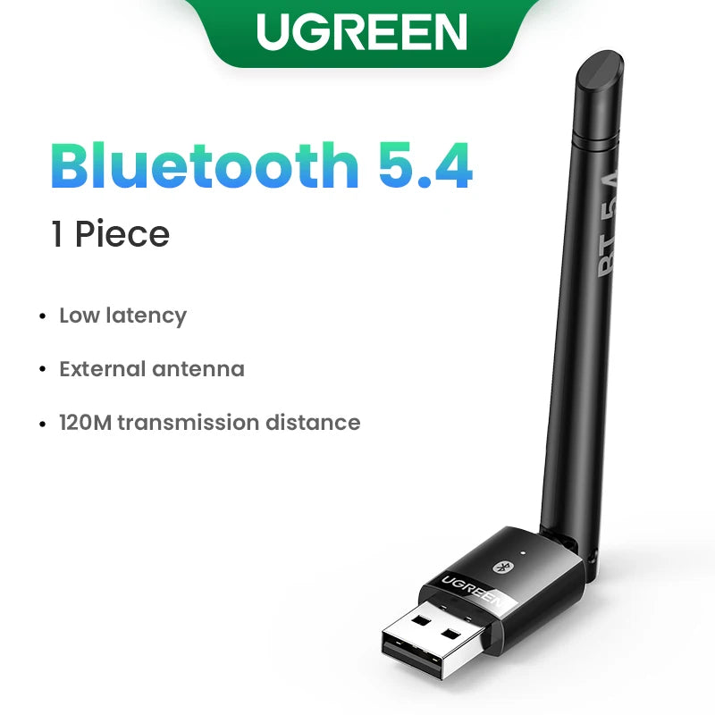 USB Bluetooth 5.4 Adapter for PC Wireless Connectivity