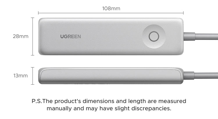 5-in-1 USB-C Hub with 4K 60Hz HDMI and 100W Power Delivery