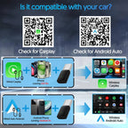 2 in 1 Wireless CarPlay and Android Auto Adapter Bluetooth 5.0 Dongle