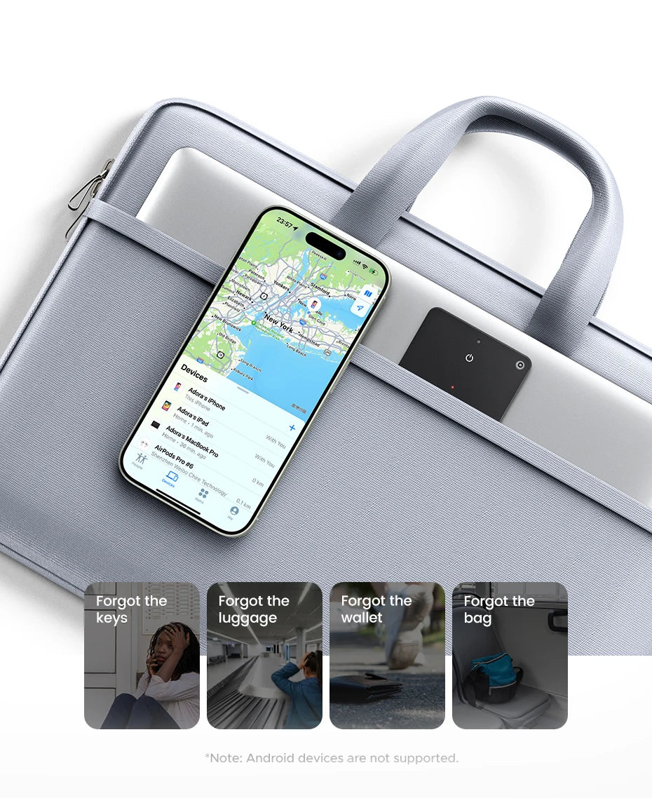 Smart Bluetooth Wallet Tracker Card for Apple Find My