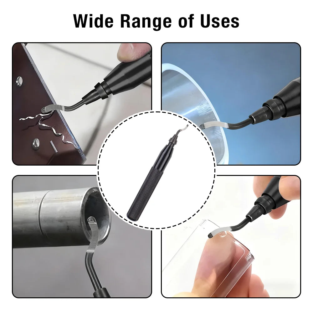 Rotary Deburring Tool with HSS Blades for Metal and Plastic