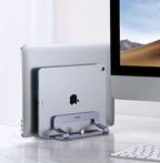 Adjustable Dual Slot Vertical Laptop Stand