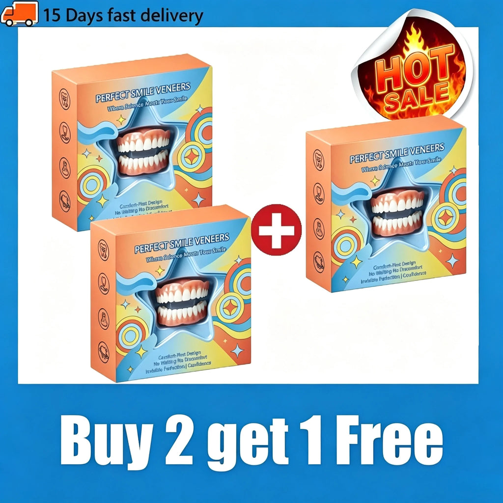 Cosmetic Temporary Veneer Teeth for Natural Smile