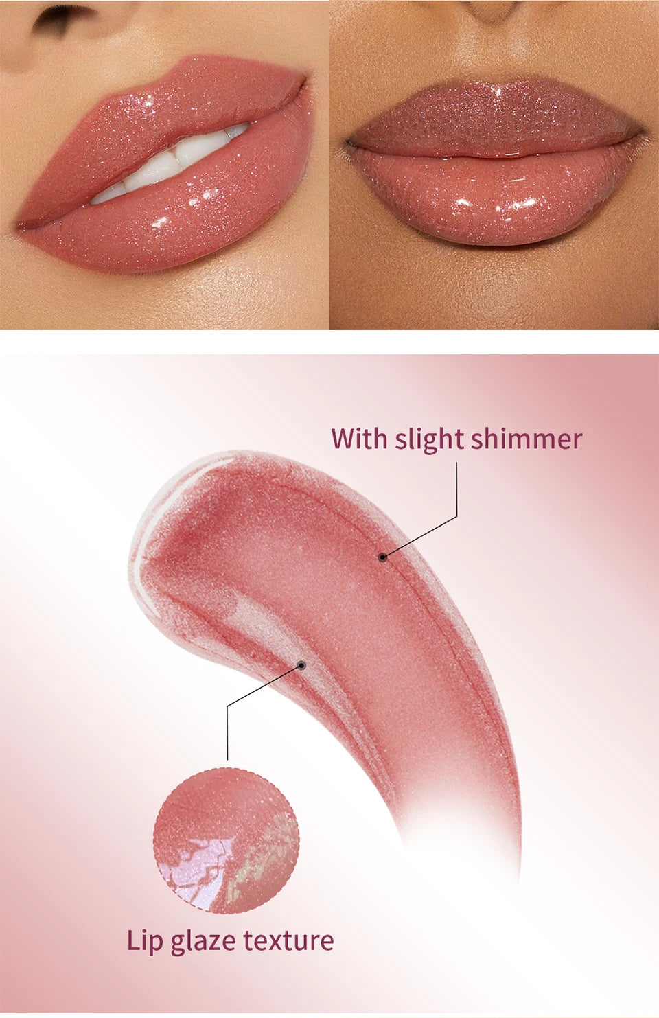 Hydrating Shimmer Lip Gloss for Plump and Moisturizing Finish - 13