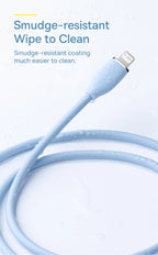 USB-C to Lightning 20W Fast Charging Liquid Silicone Cable