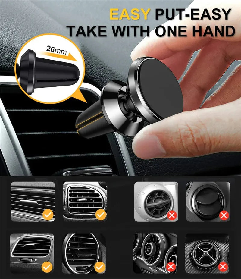 Magnetic Air Vent Phone Holder for Car