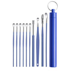 Stainless Steel Ear Wax Removal Cleaning Tool Kit with Storage Case