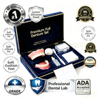 Instant Smile Cosmetic Denture Kit for Upper and Lower Teeth