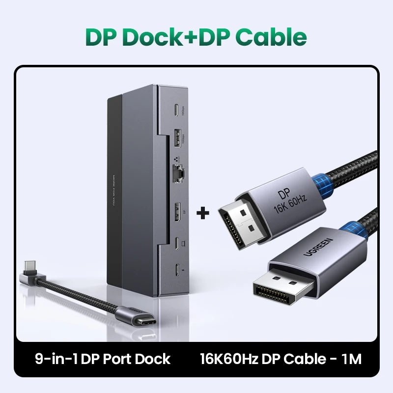 9-in-1 USB-C Gaming Docking Station with 4K HDMI and Stand - 35