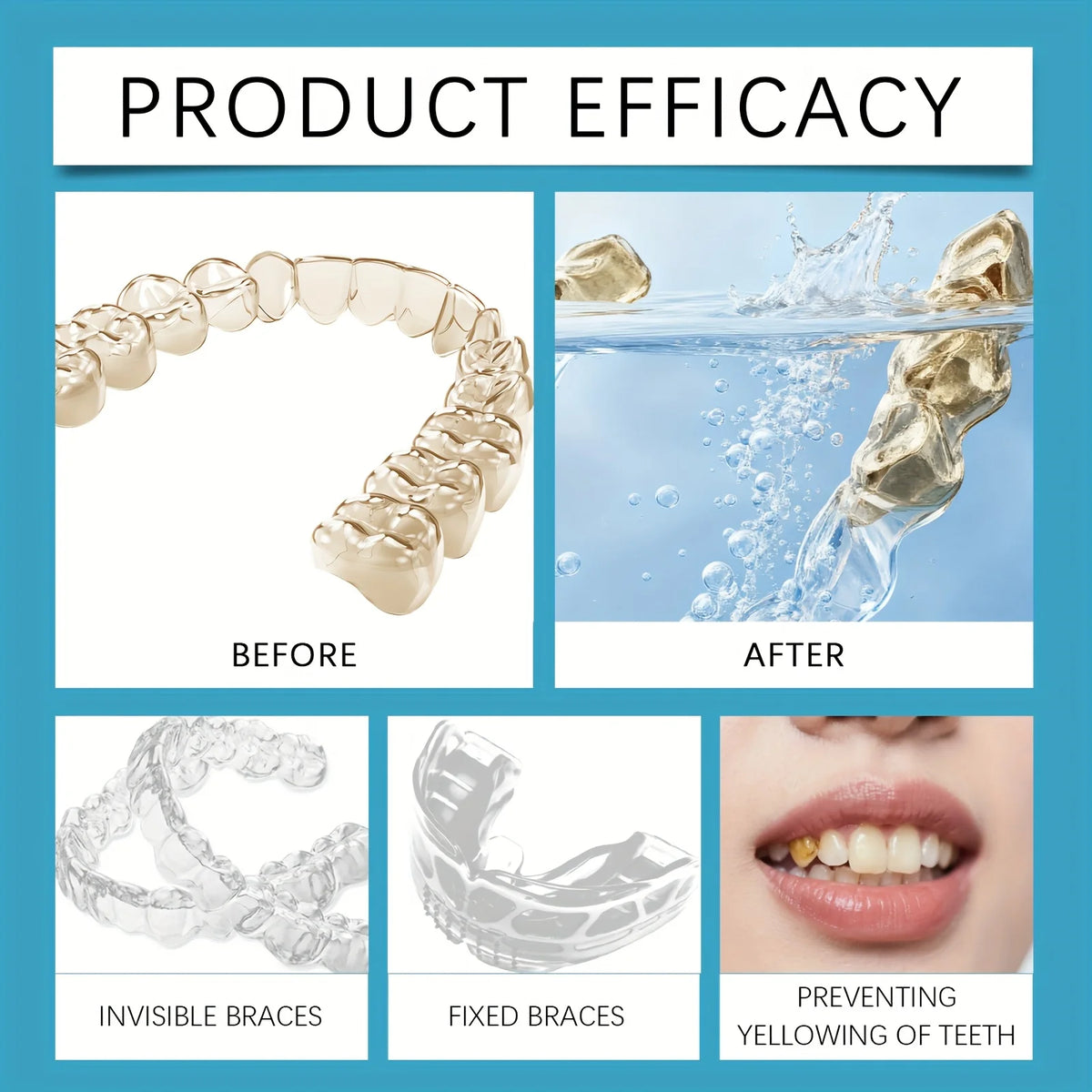 Effervescent Denture and Retainer Cleaning Tablets