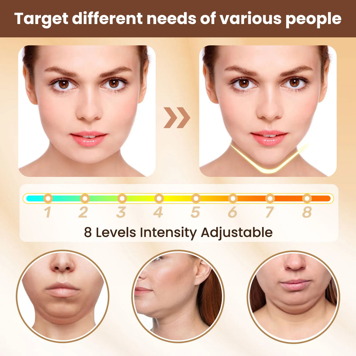 Electric V-Face Lifting and Firming Beauty Device