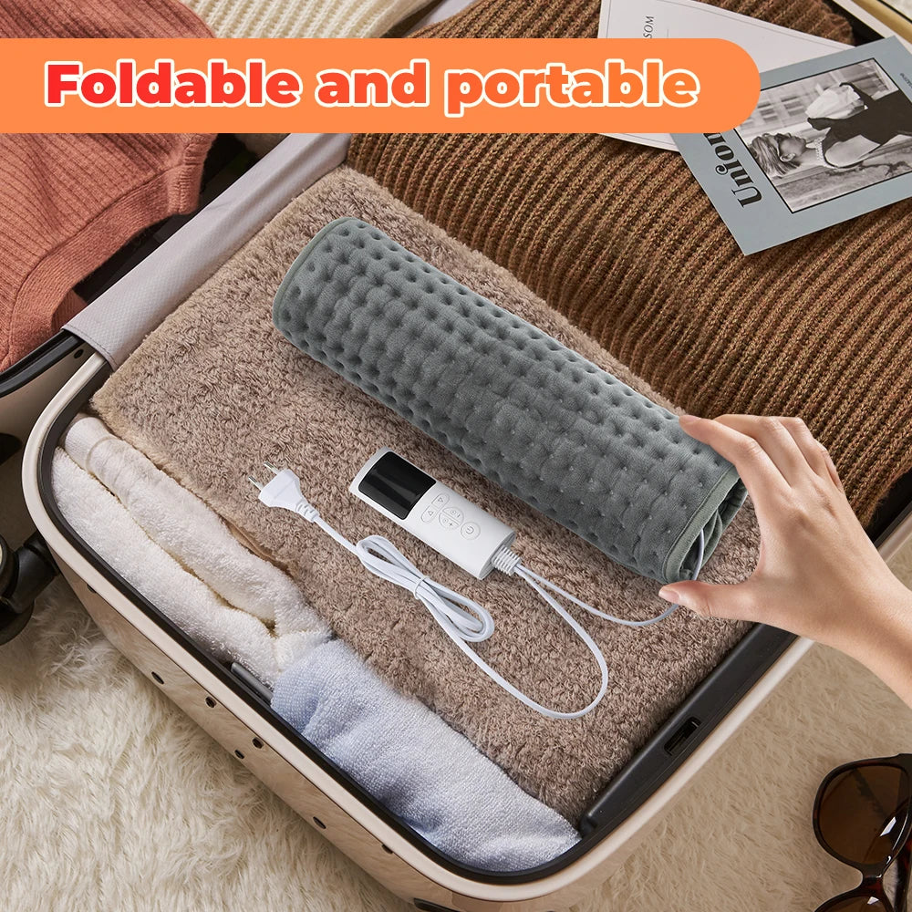 Electric Heated Foot Warmer with Adjustable Heat and Timer - 14