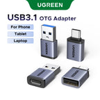 USB A Male to USB C Female OTG Adapter Converter