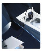 130W 3-Port Fast Car Charger for Laptops and Smartphones