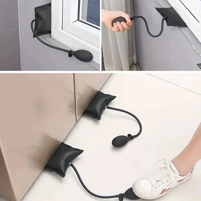 Inflatable Air Pump Wedge Alignment Tool for Doors and Windows
