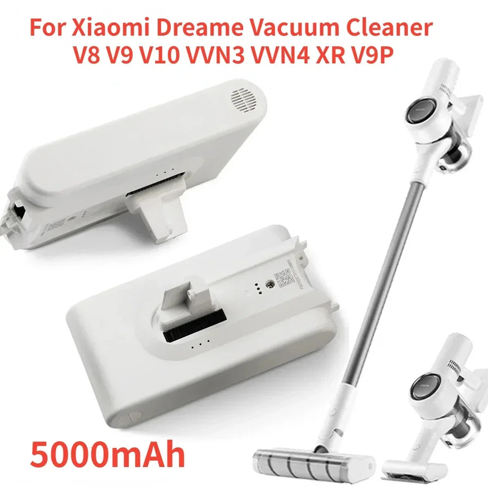 Replacement 5000mAh Battery for Cordless Vacuum Cleaners - 1