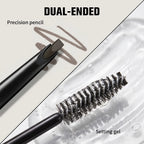 Waterproof 2-in-1 Eyebrow Pencil and Gel