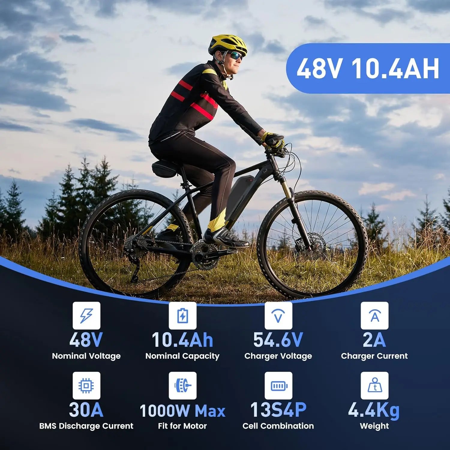 48V Hailong E-Bike Battery Pack with USB Charging Port - 2