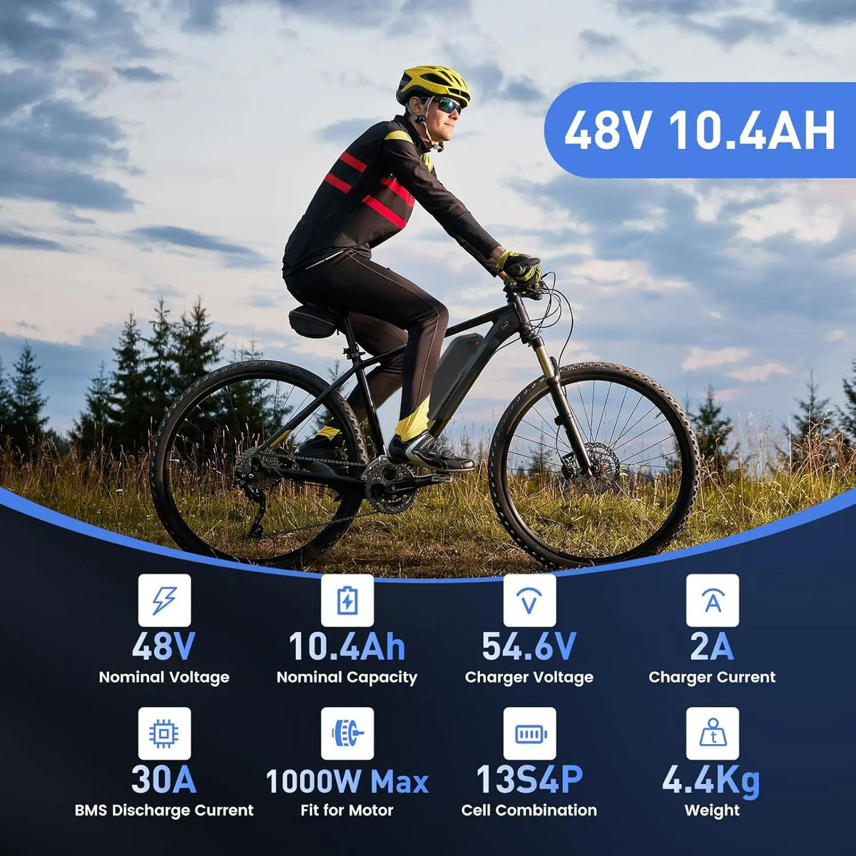 48V Hailong E-Bike Battery Pack with USB Charging Port