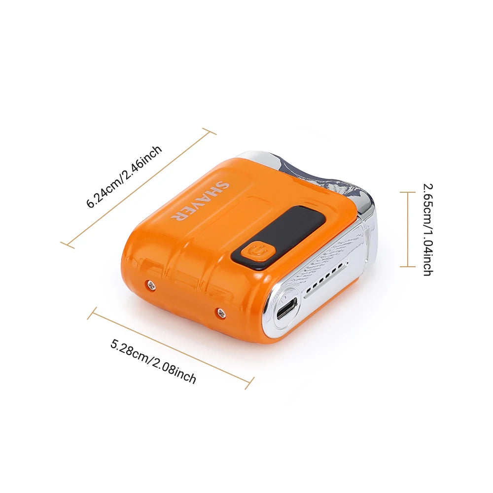 Portable Electric Shaver for Travel and Daily Grooming