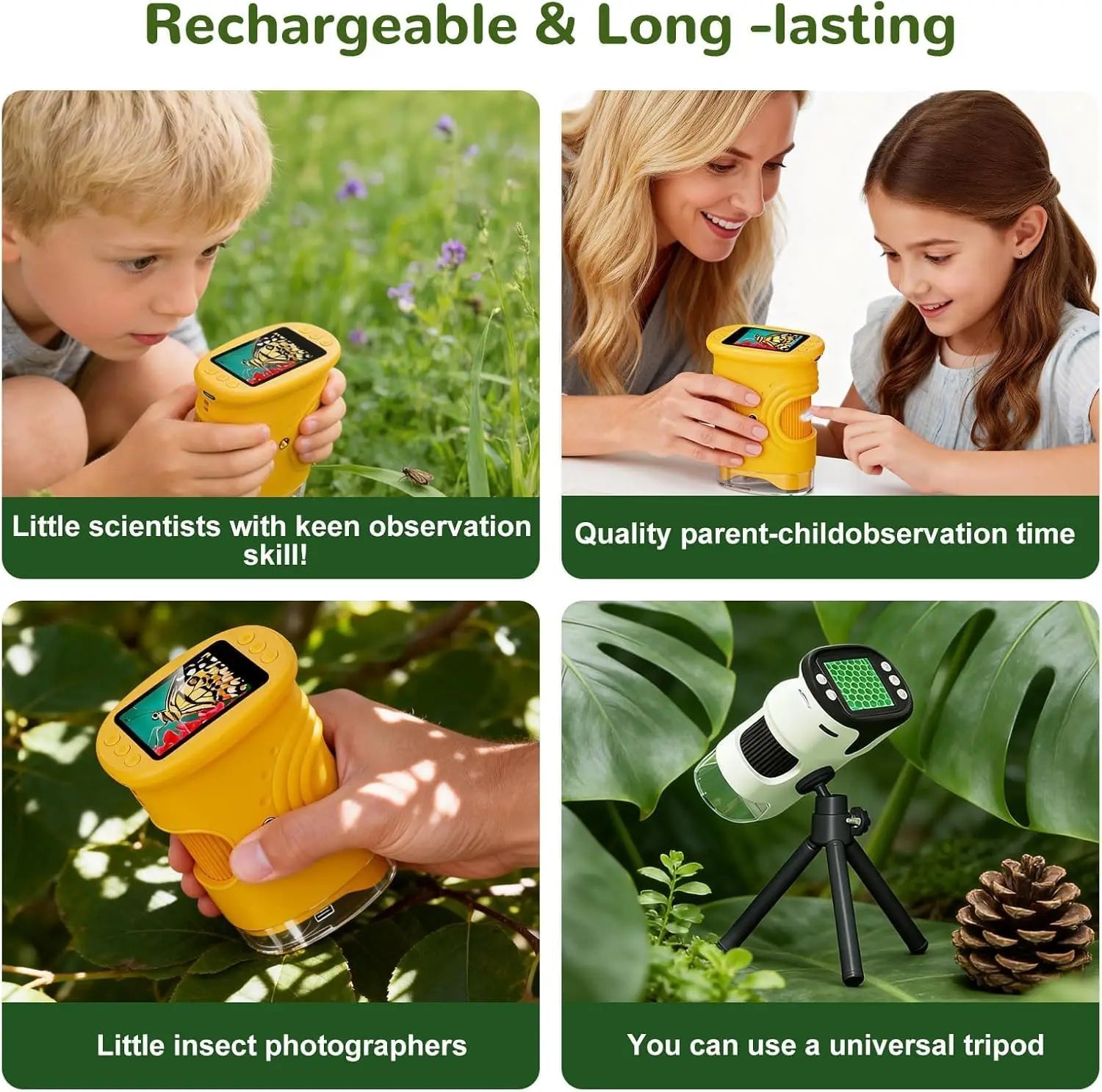 Portable Digital Handheld Microscope for Kids - 5