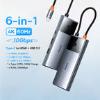 13-in-1 USB-C Hub with 4K Quadruple Display and 100W PD Charging