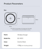 25W 2-in-1 Magnetic Wireless Charging Station for Smartphones
