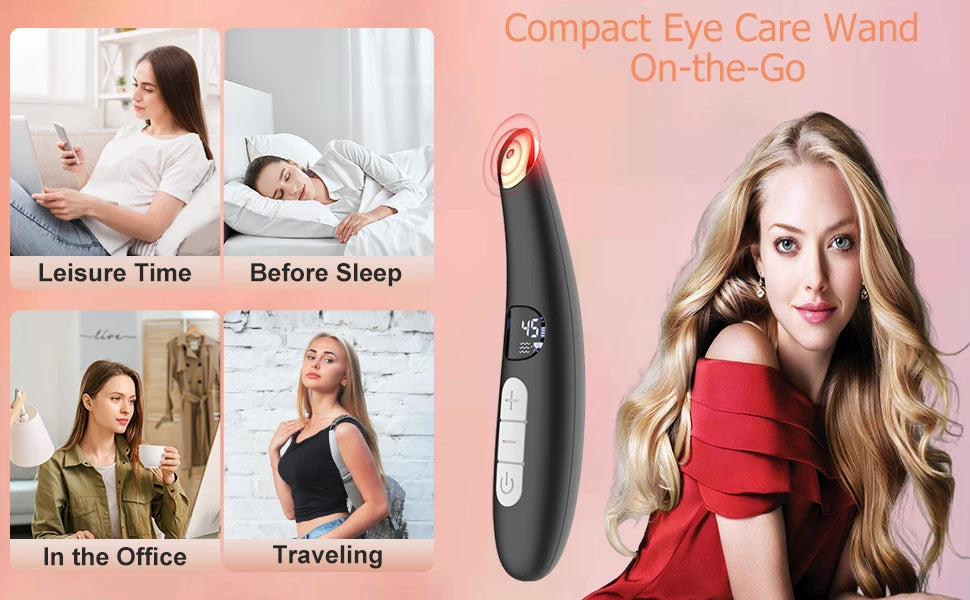 3-in-1 LED Vibration Eye and Face Lifting Wand - 13