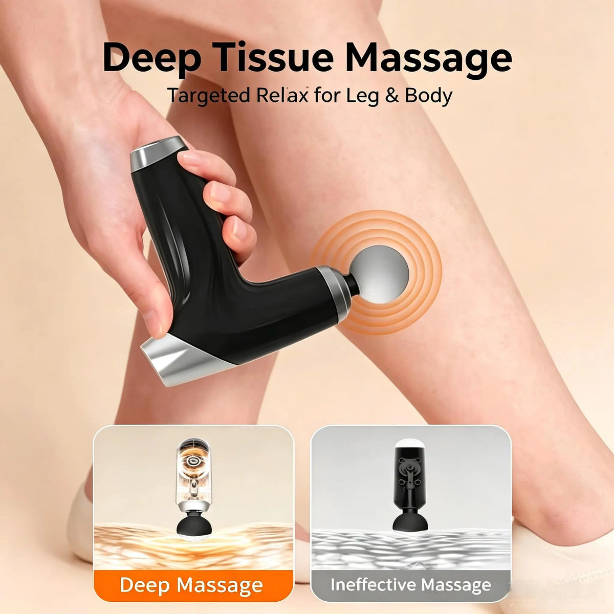 Portable Deep Tissue Percussion Muscle Massage Gun