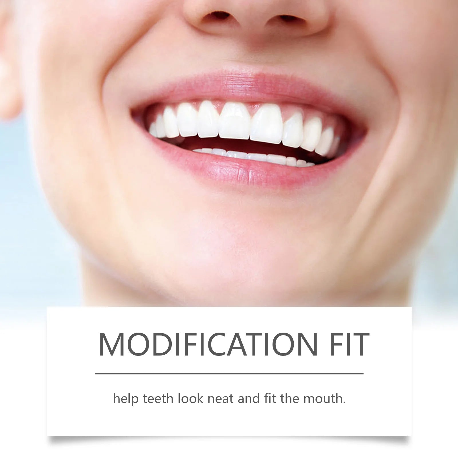 Cosmetic Denture Set for Covering Missing or Stained Teeth - 9
