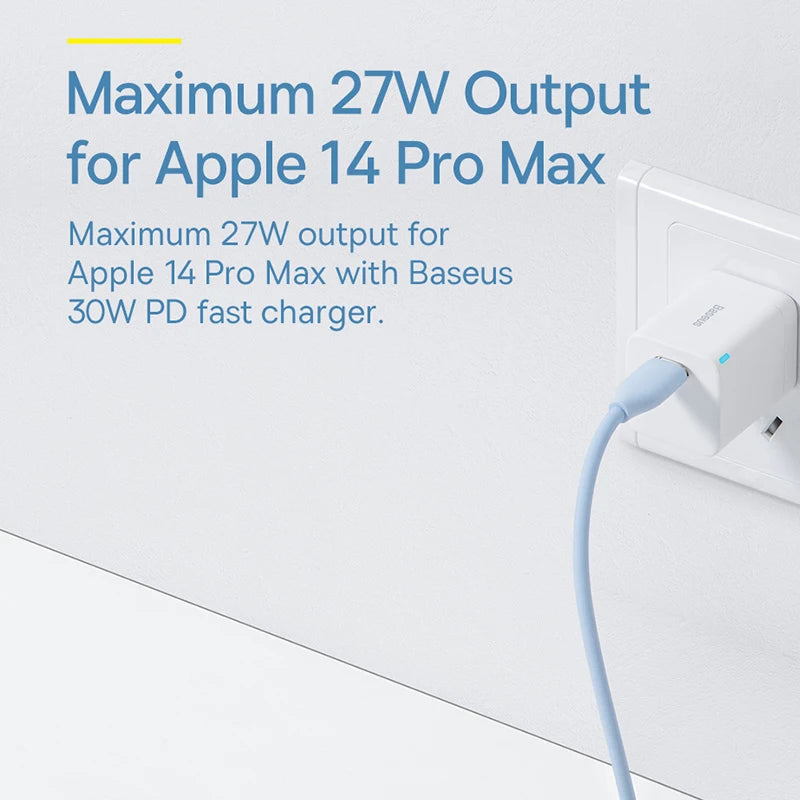USB-C to Lightning 20W Fast Charging Liquid Silicone Cable