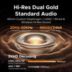 Wireless Noise Canceling Over-Ear Headphones with 112H Battery