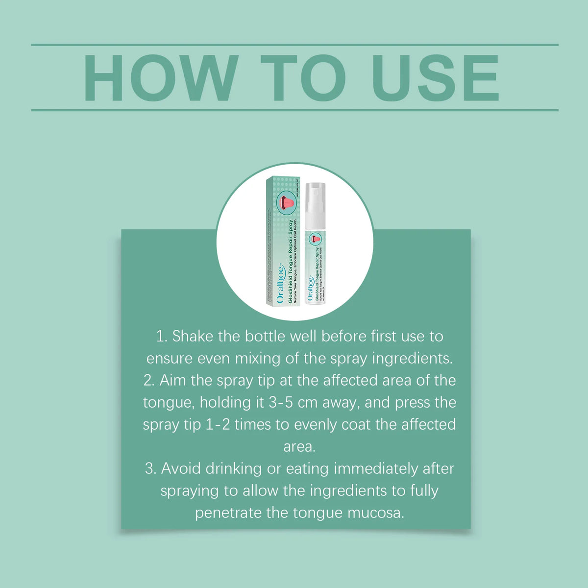 Tongue Repair Spray for Fresh Breath and Oral Care