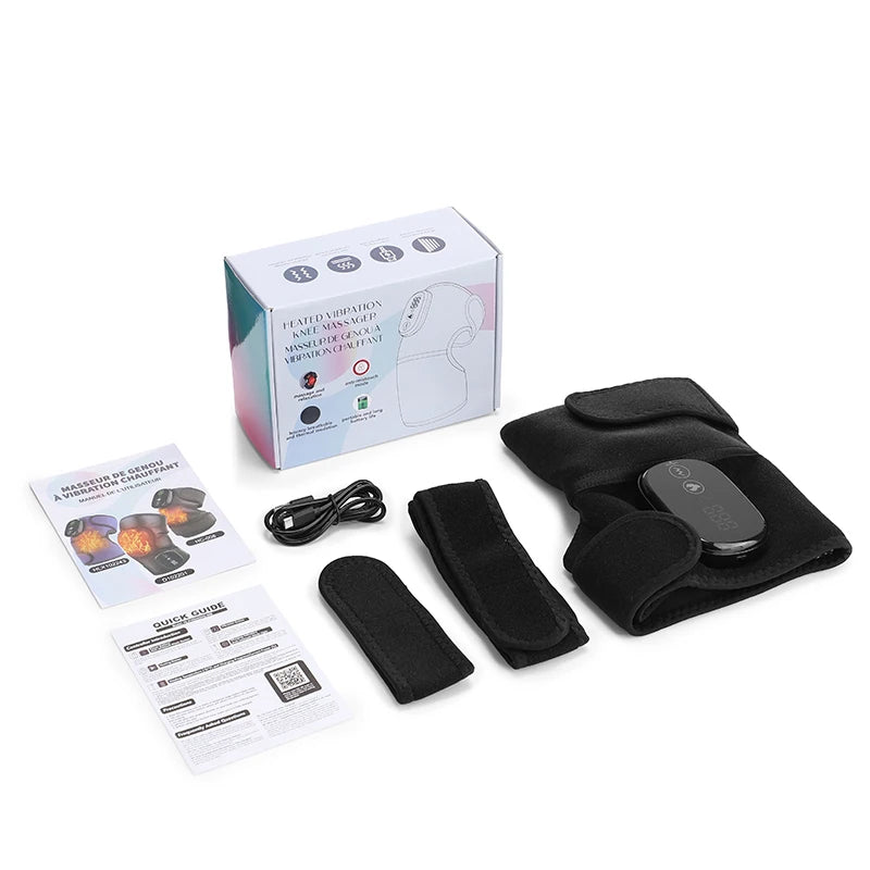 Heated Vibration Knee Massager for Joint Pain Relief