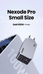 100W GaN Fast USB-C Wall Charger for Laptops and Smartphones