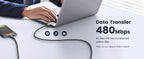 100W USB-C to USB-C Fast Charging Cable for Laptops and Smartphones