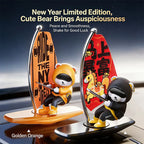 Sliding Bear Car Dashboard Ornament Decoration