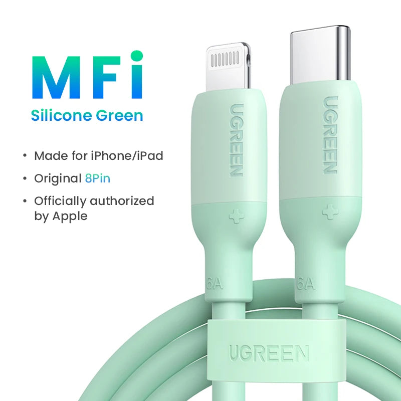 MFi Certified USB-C to Lightning Fast Charging Cable 20W PD