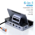 6-in-1 USB-C Docking Station for Steam Deck and Gaming Consoles
