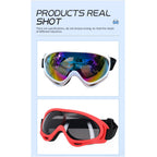 Unisex Windproof Anti Glare Motorcycle Riding and Ski Goggles