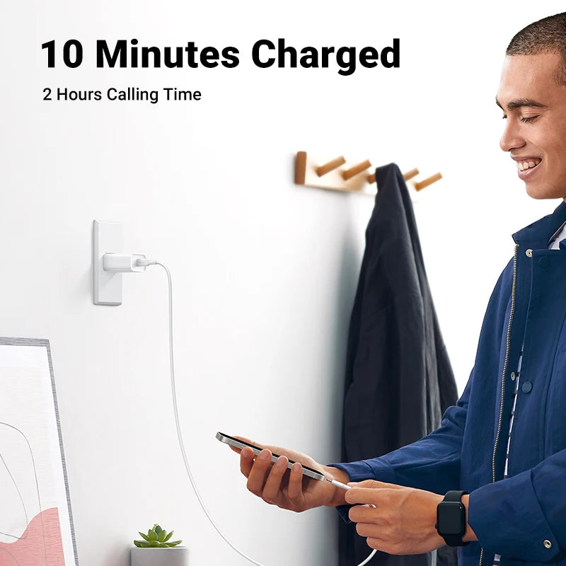 20W USB-C Fast Wall Charger for iPhone and Smartphones